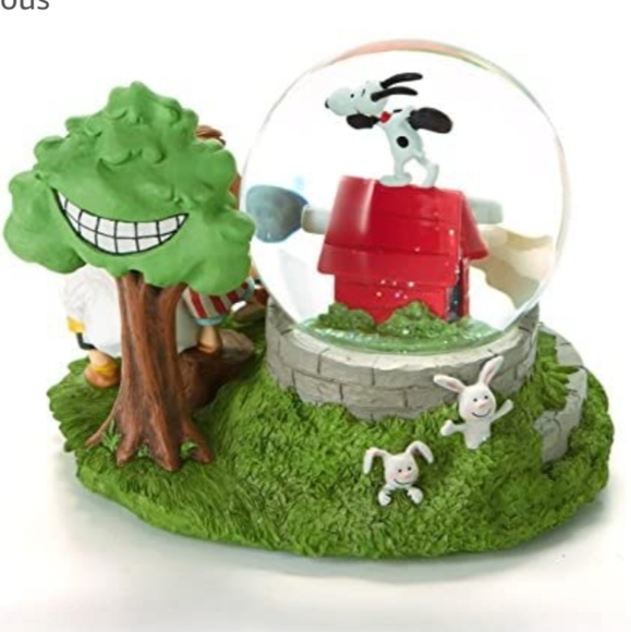 Waterglobe by Hallmark Peanuts- Happiness is contagious 2014 limited edition - Picture 2 of 7